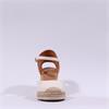 Unisa Castilla Espradrille Wedge Strap - Ivory Leather